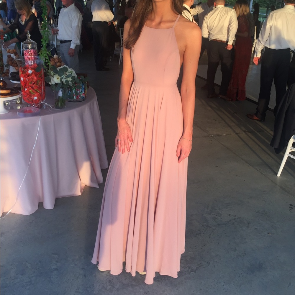 Dusty Pink Bridesmaid Dress